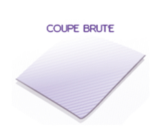 Banderole coupe brute